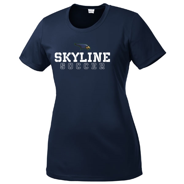 Skyline Soccer Women's Performance Shirt - Navy LST350-NSL