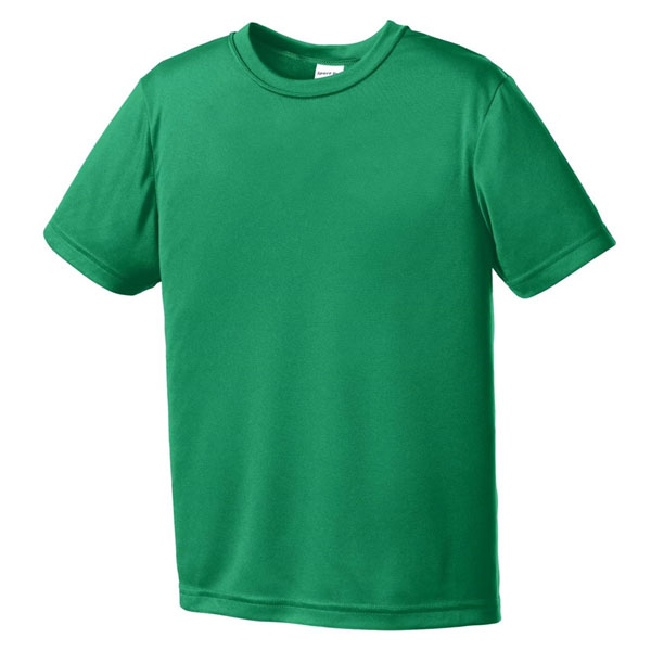 Sport Tek Youth Performance Shirt Kelly Green