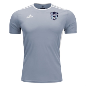 South Suburban Soccer Academy adidas Entrada 18 Training Jersey - Silver/White SSSA-CD8382