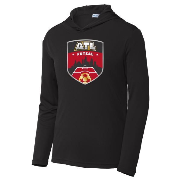Atlanta Futsal Youth Competitor Hooded Pullover - Black ATL-YST358BK