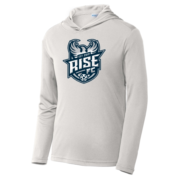 Rise FC Youth Competitor Hooded Pullover - Silver RFC-YST358SV