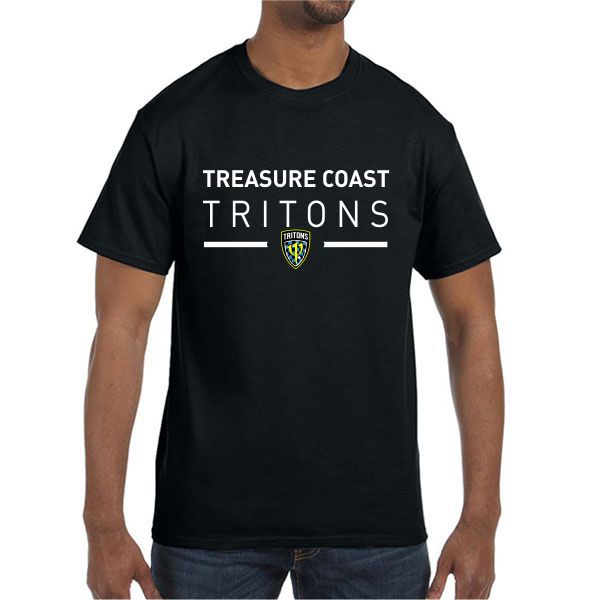 Treasure Coast Tritons Supporter T-Shirt - Black TFT-G5000
