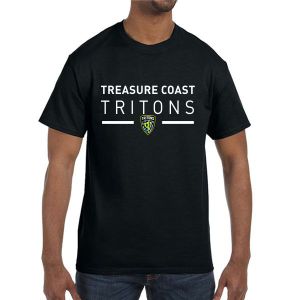 Treasure Coast Tritons Supporter T-Shirt - Black TFT-G5000