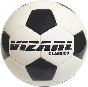 Vizari Classico Soccer Ball - White/Black 80526