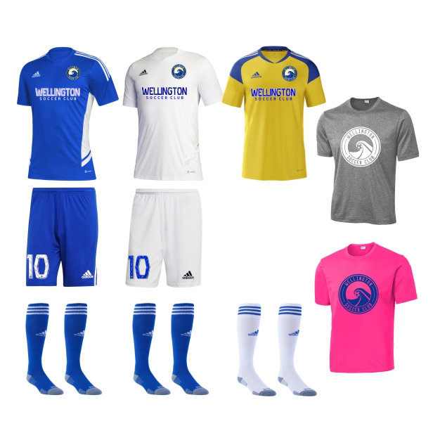 Wellington Soccer Club - Mix & Match (Adult/Women/Youth) Required Kit WWSC-MMKT22