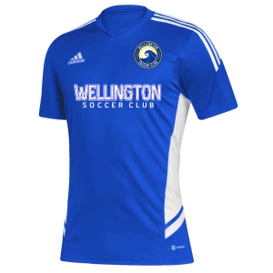 Wellington Soccer Club adidas Condivo 22 Jersey - Team Royal Blue/White WWSC-HA6285