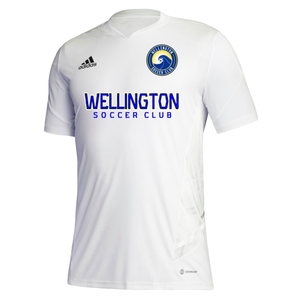Wellington Soccer Club adidas Condivo 22 Jersey - White WWSC-HD2275