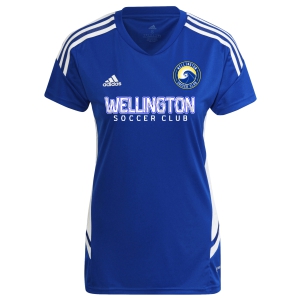 Wellington Soccer Club adidas Women's Condivo 22 Jersey - Team Royal Blue/White WWSC-HD4724