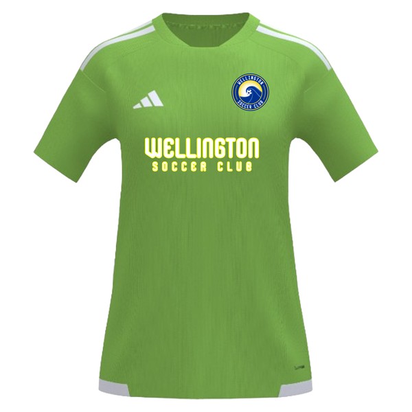 Wellington Soccer Club adidas Youth miTiro 26 Goalkeeper Jersey - Solar Green/White WWSC-KB1574LMWH