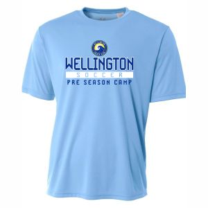 Wellington Soccer Club A4 Cooling Performance Preseason Training Jersey - Light Blue WWSC-N3142LB