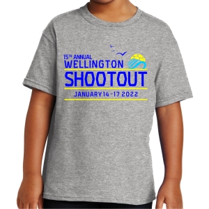 Wellington Shootout Youth T-Shirt - Sport Grey WWSC-SG-5000B-SO