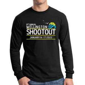 Wellington Wave Soccer Club Long Sleeve T-Shirt - Black WWSC-B-G5400-SO