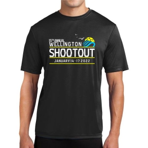 Wellington Shootout Performance Shirt - Black WWSC-B-ST350-SO