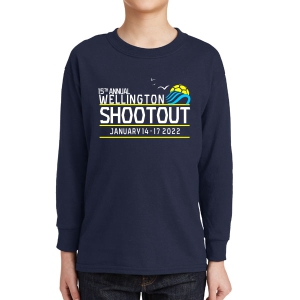 Wellington Shootout Youth Long Sleeve T-Shirt - Navy WWSC-N-5400B-SO