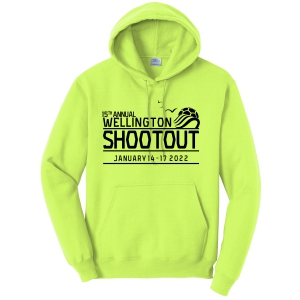 Wellington Shootout Hooded Spirit Sweatshirt - Neon Yellow WWSC-NY-PC78H-SO
