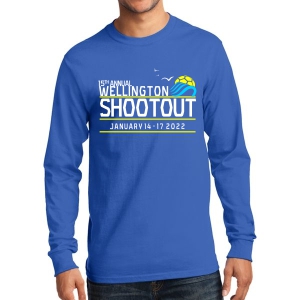Wellington Shootout Long Sleeve T-Shirt - Blue WWSC-RB-G5400-SO