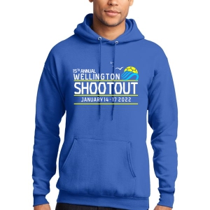 Wellington Shootout Hooded Spirit Sweatshirt - Blue WWSC-RB-PC78H-SO