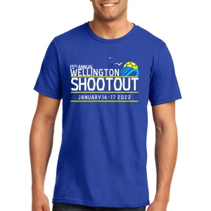 Wellington Shootout T-Shirt - Royal WWSC-RB-5000-SO