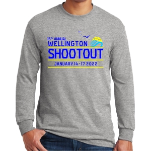 Wellington Shootout Long Sleeve T-Shirt - Sport Grey WWSC-SG-G5400-SO