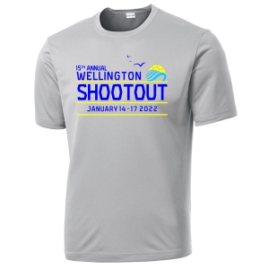 Wellington Shootout Performance Shirt - Silver WWSC-S-ST350-SO