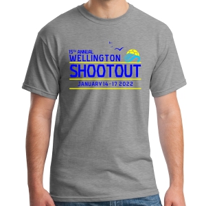 Wellington Shootout T-Shirt - Sports Grey WWSC-SG-5000-SO