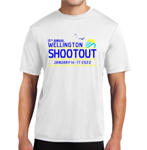 Wellington Shootout Performance Shirt - White WWSC-W-ST350-SO
