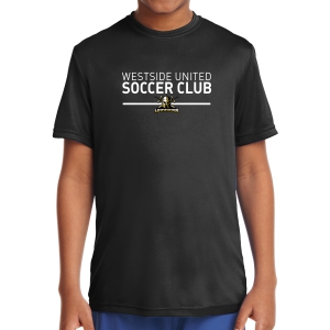 Warriors Youth Performance Shirt - Black WSC-YST350Blk