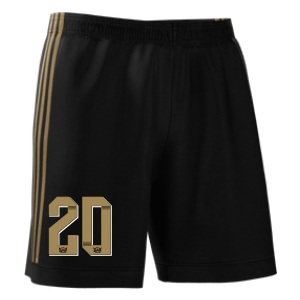 West Side United adidas mi Squadra 17 Shorts - Black/Gold WSU-CF0394