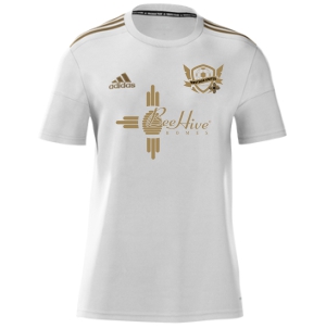 West Side United adidas mi Squadra 17 Jersey - White/Gold WSU-CF0402WG