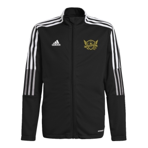 West Side United adidas Youth Tiro 21 Training Jacket - Black/White WSU-GM7314