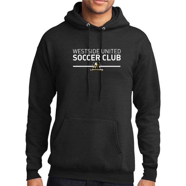 Warriors Hooded Sweatshirt - Black WSU-PC78HBlk