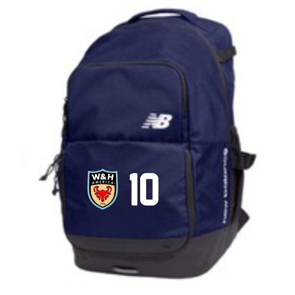 W&H America New Balance Team Field Backpack - Navy/White WHA-LAB13511TNV