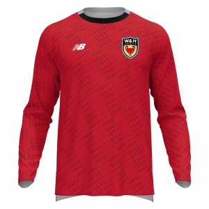 W&H America New Balance Youth Net Goalkeeper Long Sleeve Jersey - Red/White WHA-YT35625RD