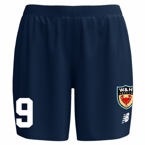 W&H America New Balance Women's Striker Short - Navy/White WHA-WS35628NV