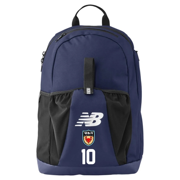 W&H America New Balance Kids Ball Backpack - Navy/Black/White WHA-LAB31015010101