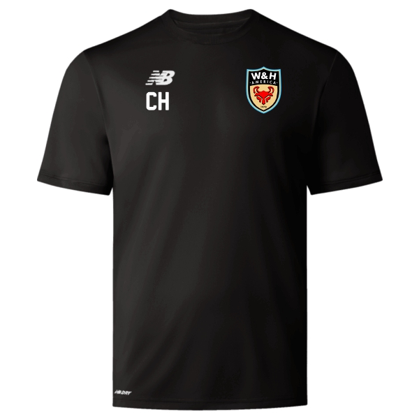 W&H America New Balance Brighton Jersey - Black/White WHA-MT71388BK