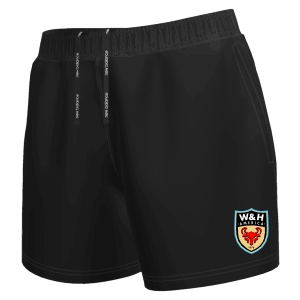 W&H America New Balance Women's Woven Training Short - Black/White WHA-TMWS731BK